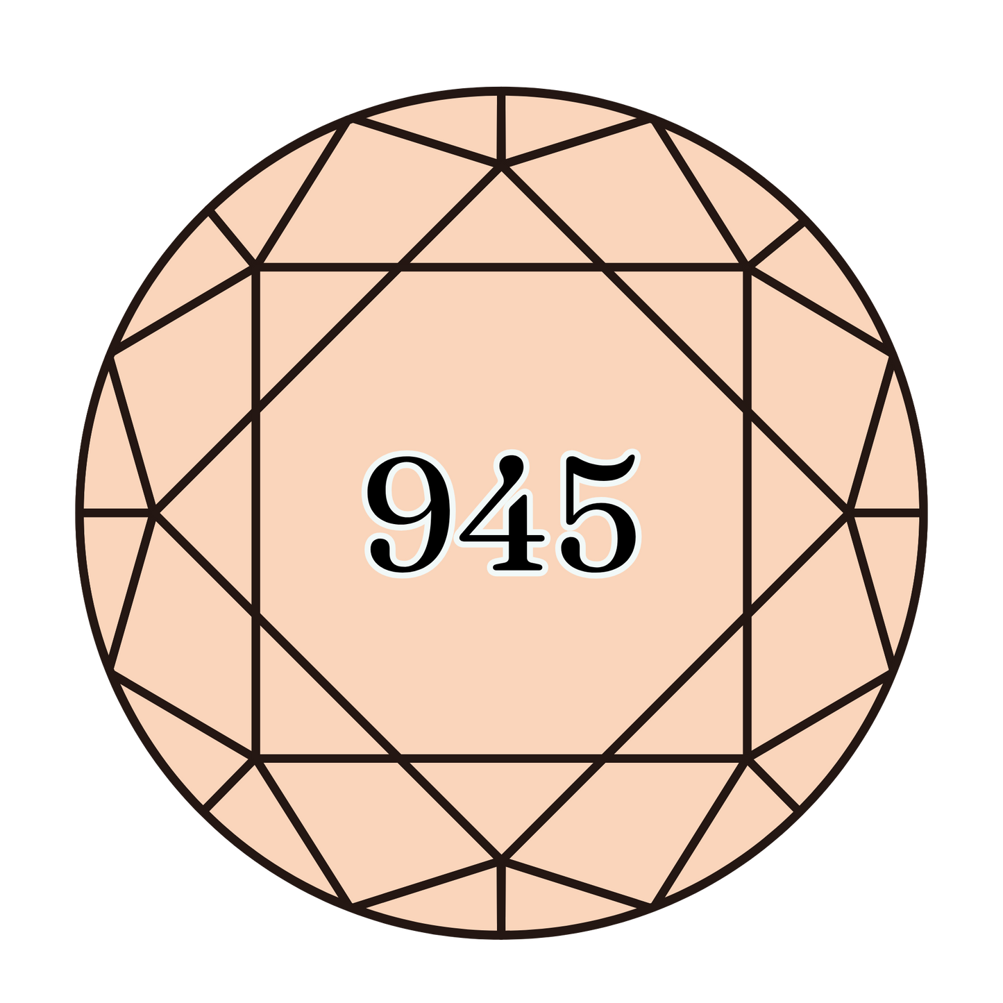 True North Diamond Art Round Diamond Drills 945 - Tawny - Round Bulk Diamond Drills