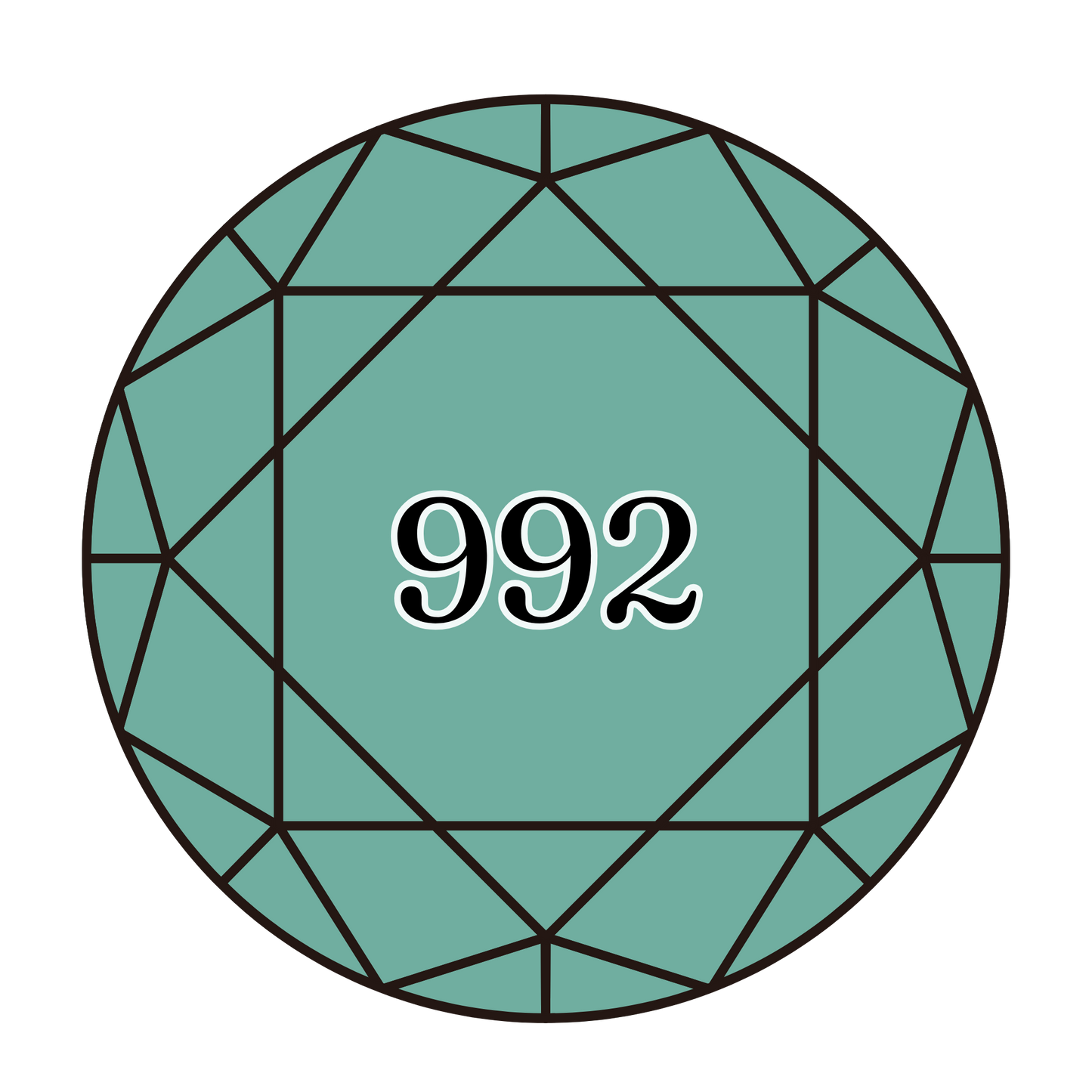 True North Diamond Art Round Diamond Drills 992 - Light Aquamarine - Round Bulk Diamond Drills