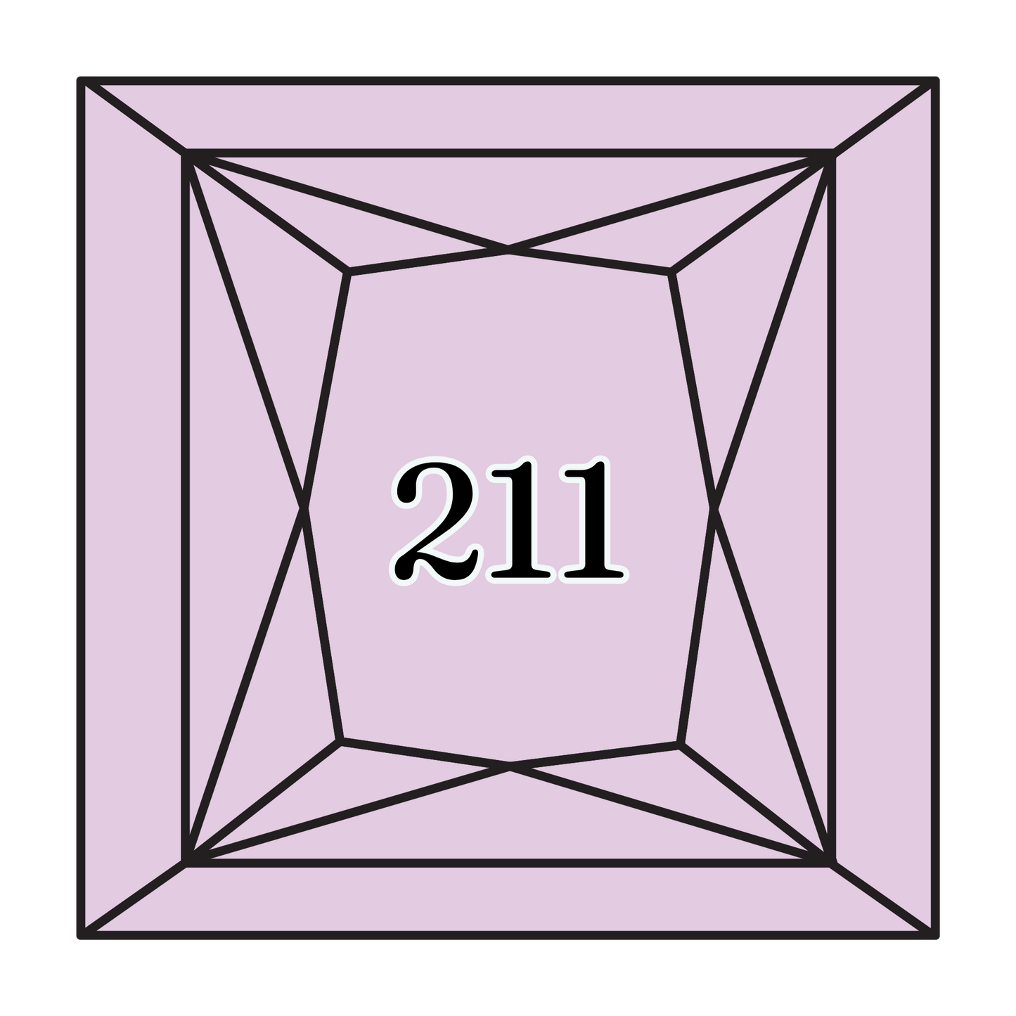 True North Diamond Art Square Diamond Drills 211 - Light Lavender - Square Bulk Diamond Drills