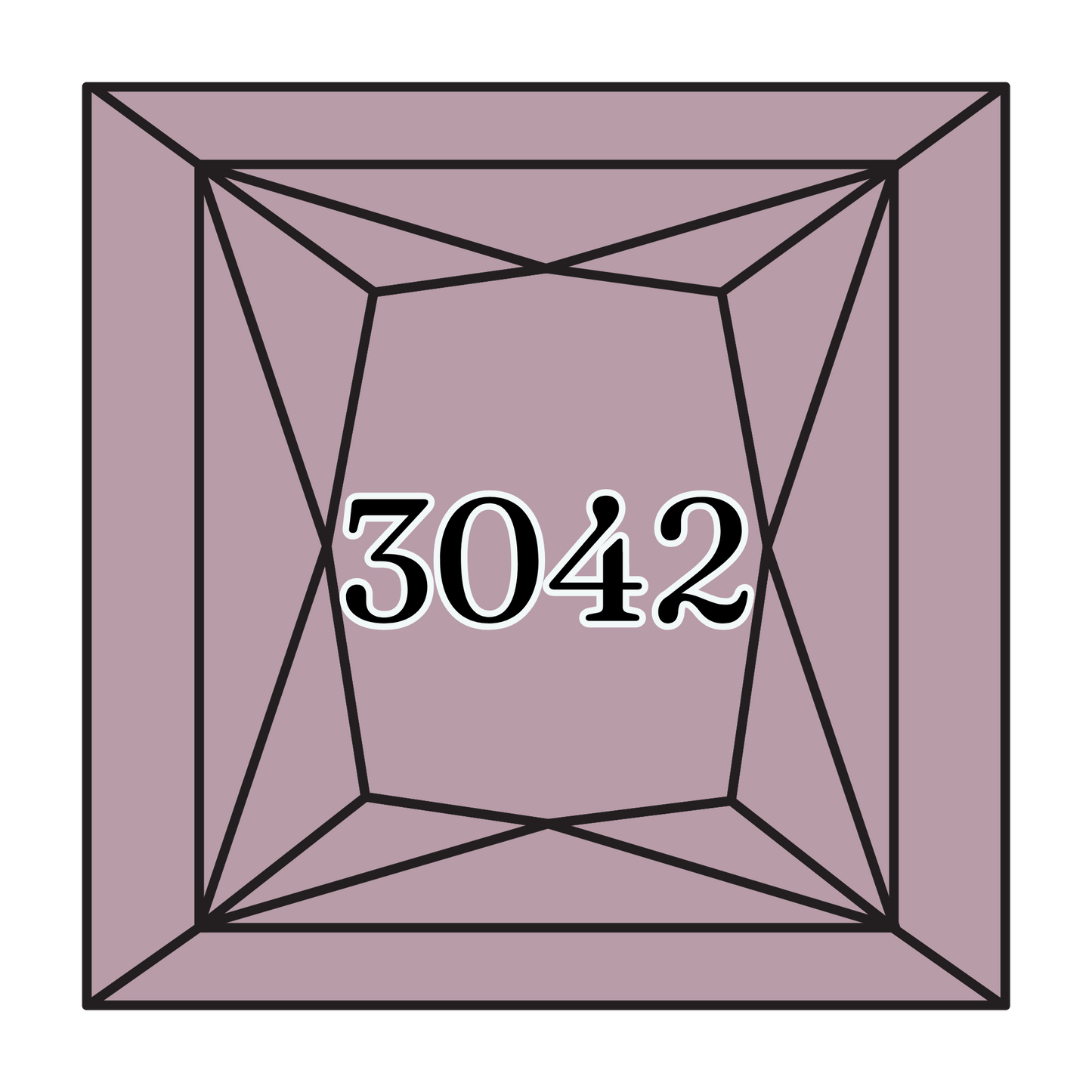 True North Diamond Art Square Diamond Drills 3042 - Light Antique Violet - Square Bulk Diamond Drills