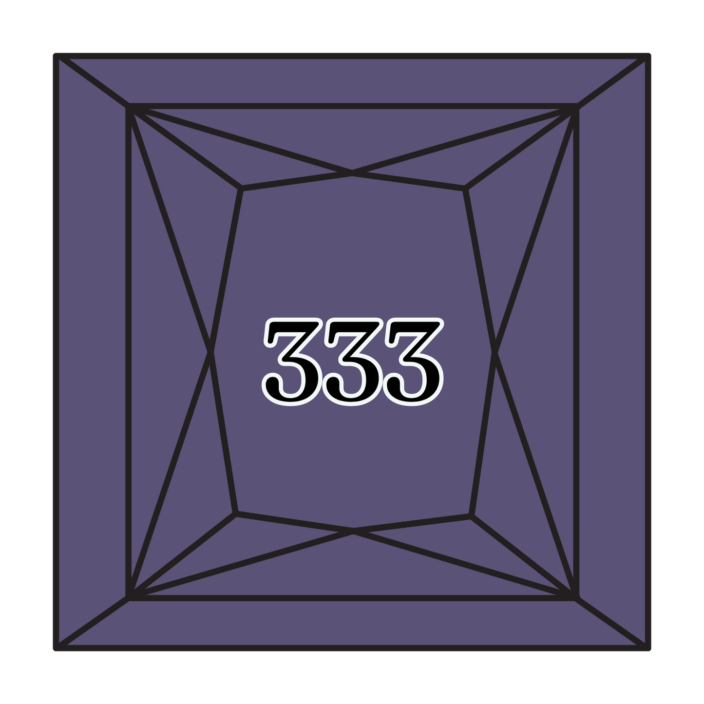 True North Diamond Art Square Diamond Drills 333 - Very Dark Blue Violet - Square Bulk Diamond Drills