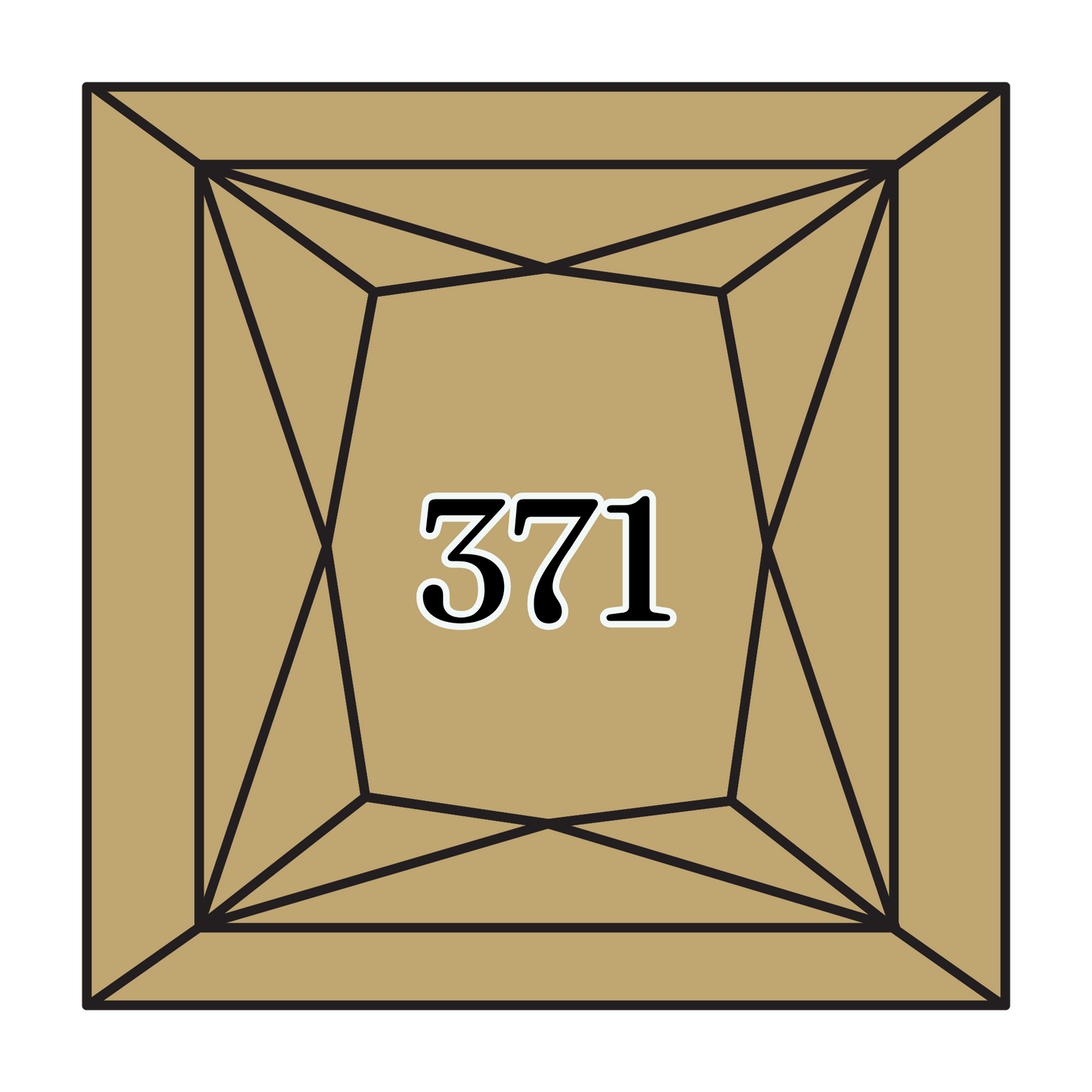 True North Diamond Art Square Diamond Drills 371 - Mustard - Square Bulk Diamond Drills