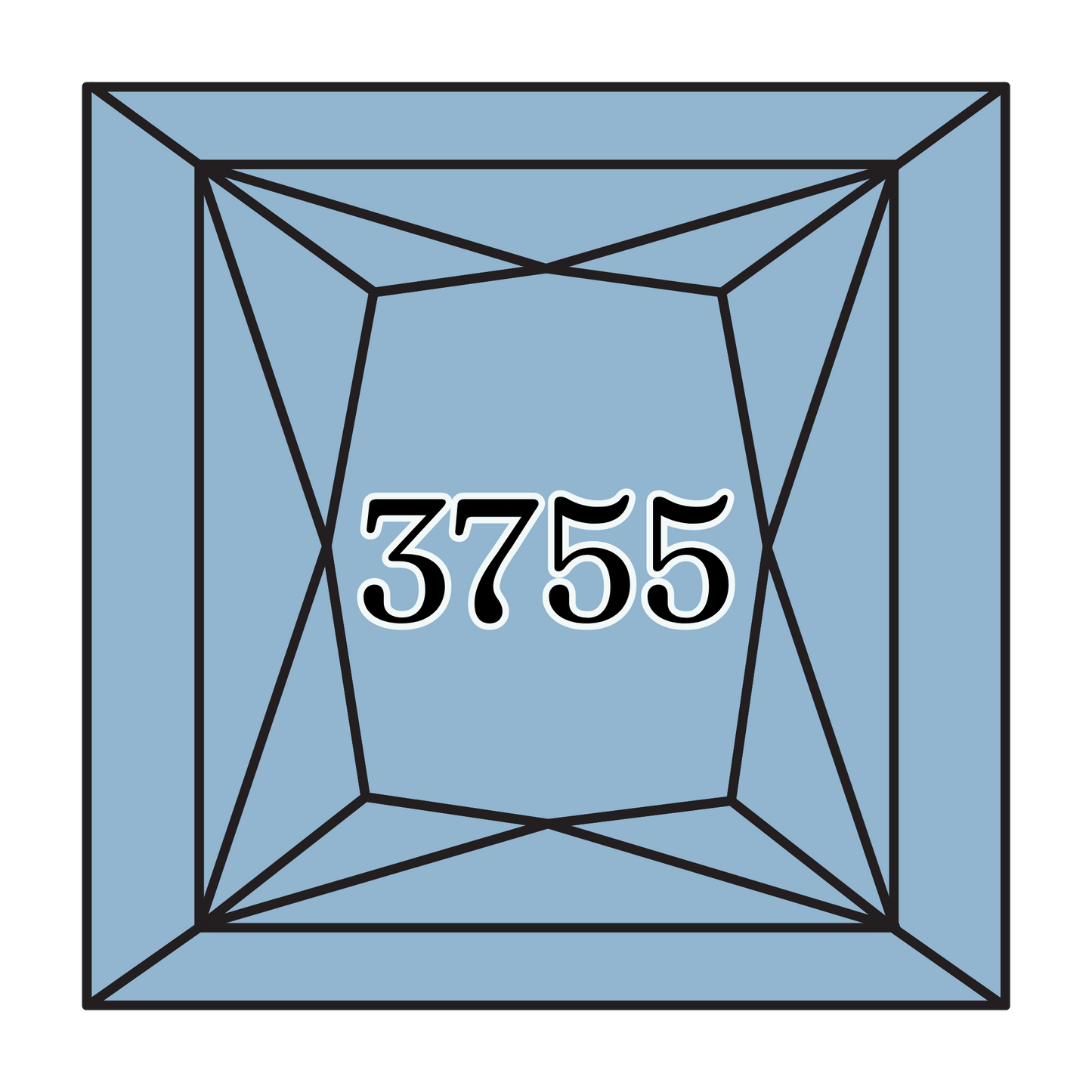 True North Diamond Art Square Diamond Drills 3755 - Baby Blue - Square Bulk Diamond Drills