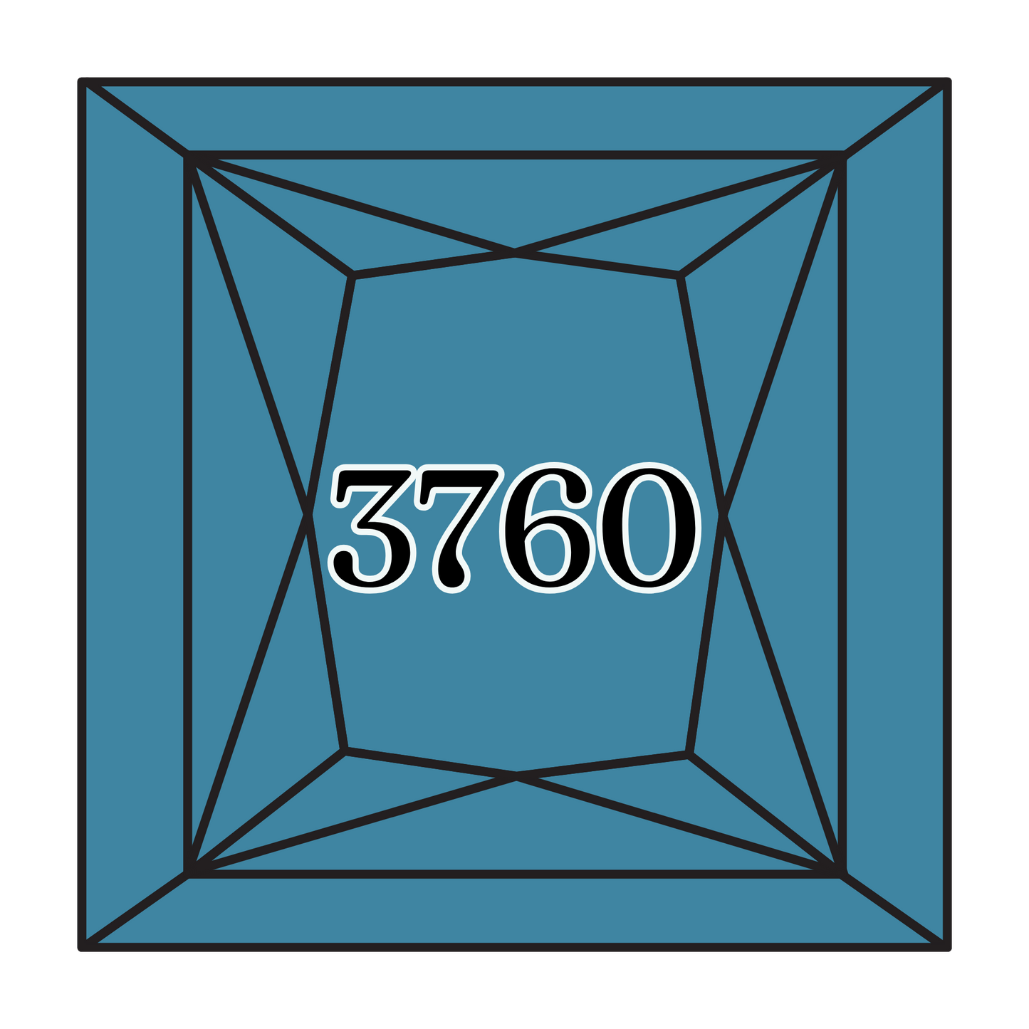 True North Diamond Art Square Diamond Drills 3760 - Medium Wedgwood - Square Bulk Diamond Drills