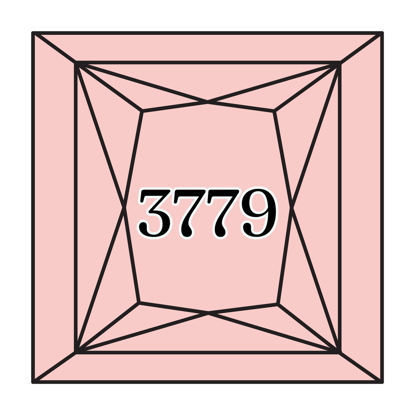 True North Diamond Art Square Diamond Drills 3779 - Very Light Rosewood - Square Bulk Diamond Drills