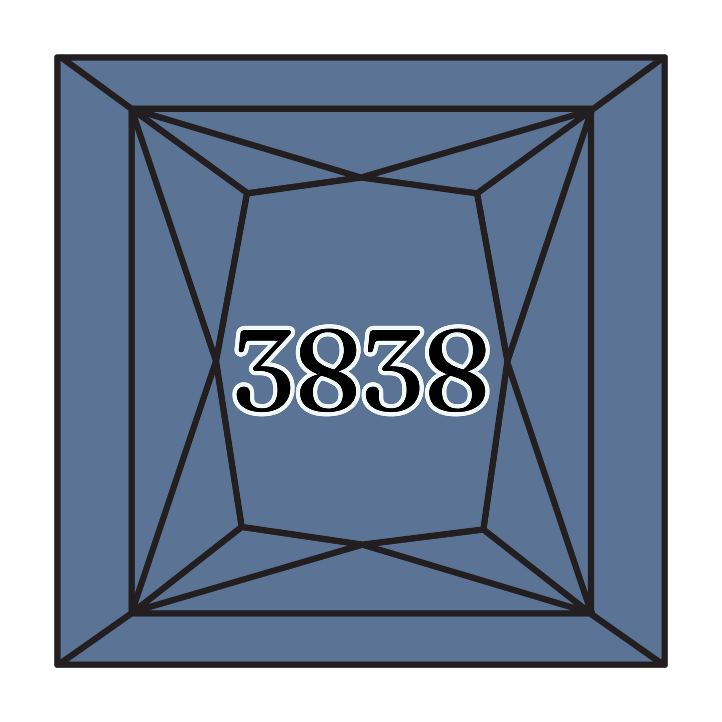 True North Diamond Art Square Diamond Drills 3838 - Dark Lavender Blue - Square Bulk Diamond Drills