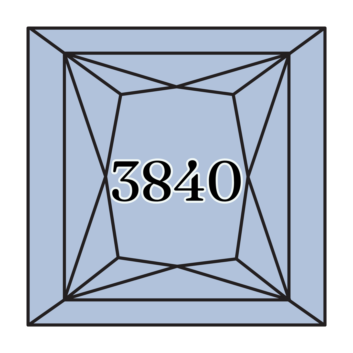 True North Diamond Art Square Diamond Drills 3840 - Light Lavender Blue - Square Bulk Diamond Drills