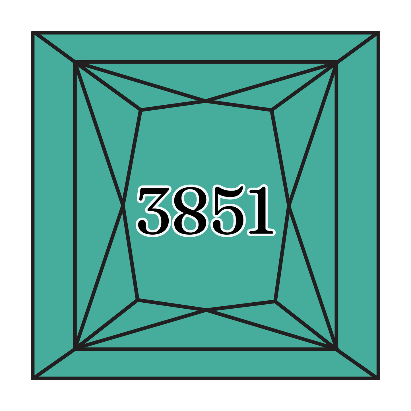 True North Diamond Art Square Diamond Drills 3851 - Light Bright Green - Square Bulk Diamond Drills