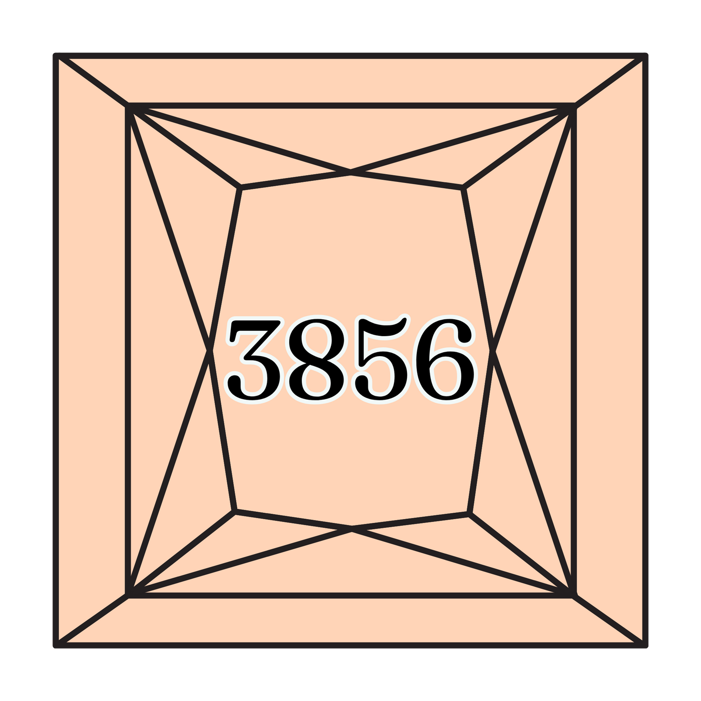 True North Diamond Art Square Diamond Drills 3856 - Ultra Very Light Mahogany - Square Bulk Diamond Drills