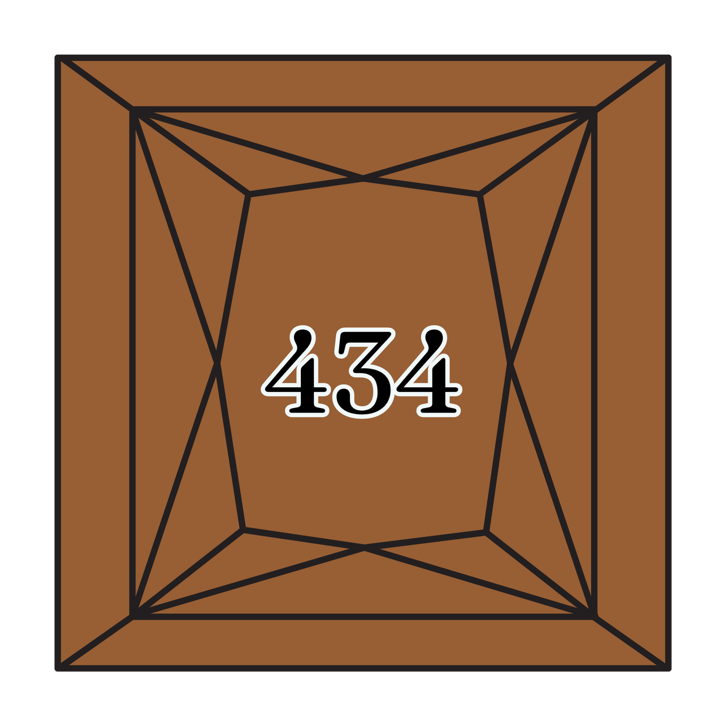 True North Diamond Art Square Diamond Drills 434 - Light Brown - Square Bulk Diamond Drills