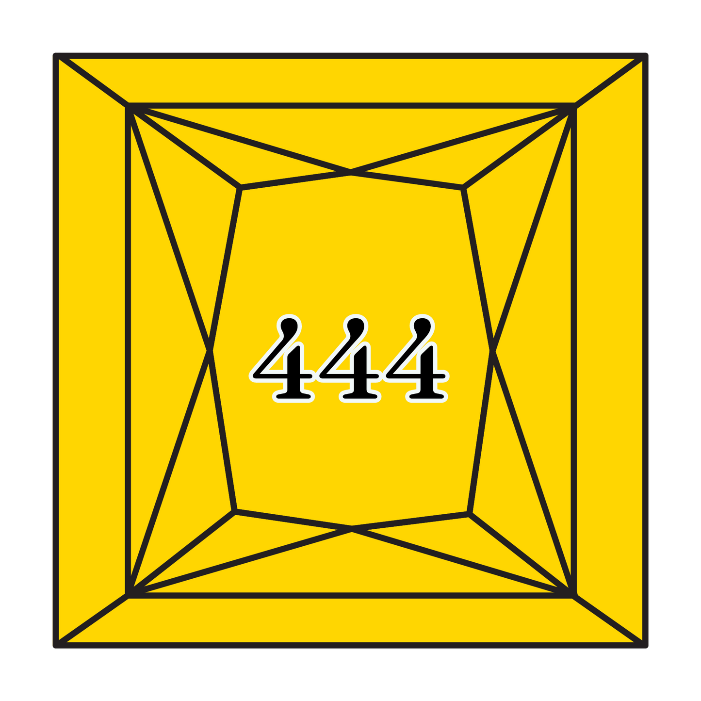 True North Diamond Art Square Diamond Drills 444 - Dark Lemon - Square Bulk Diamond Drills