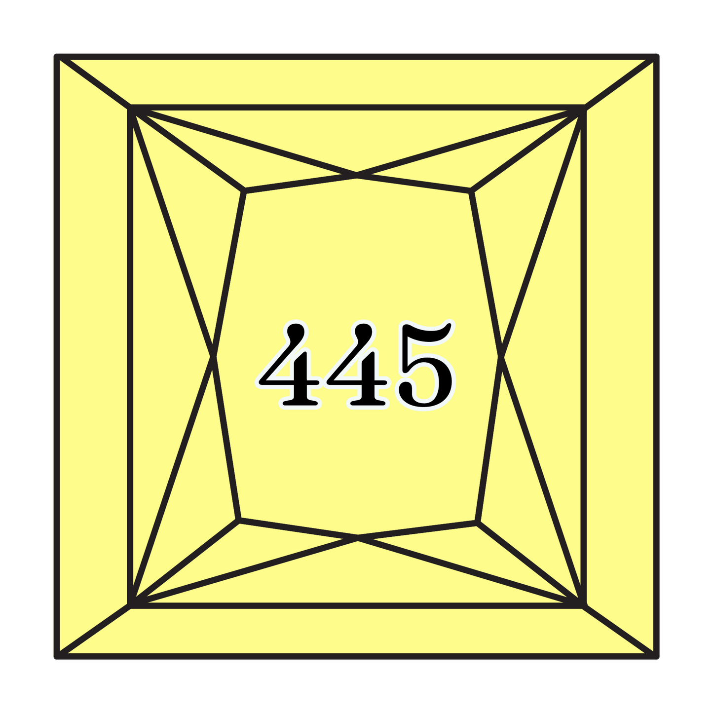 True North Diamond Art Square Diamond Drills 445 - Light Lemon - Square Bulk Diamond Drills