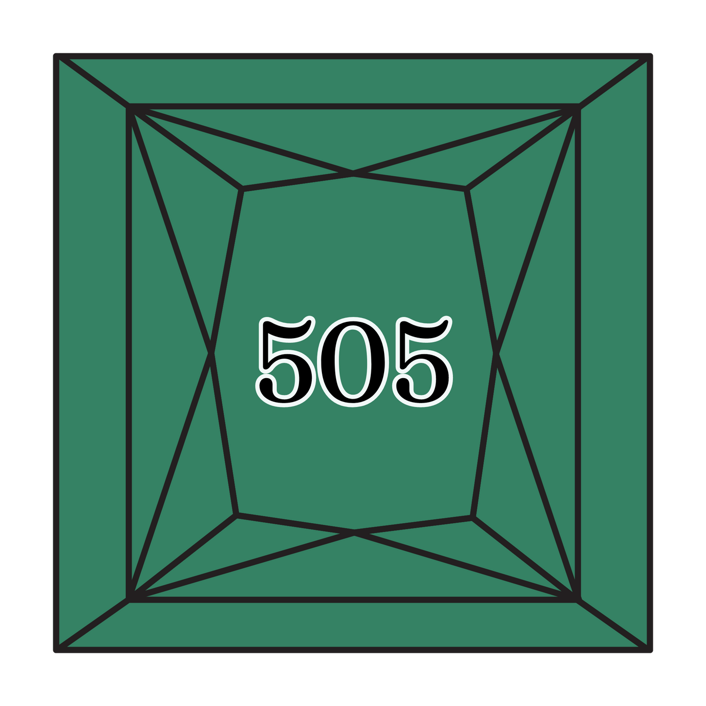 True North Diamond Art Square Diamond Drills 505 - Jade Green - Square Bulk Diamond Drills