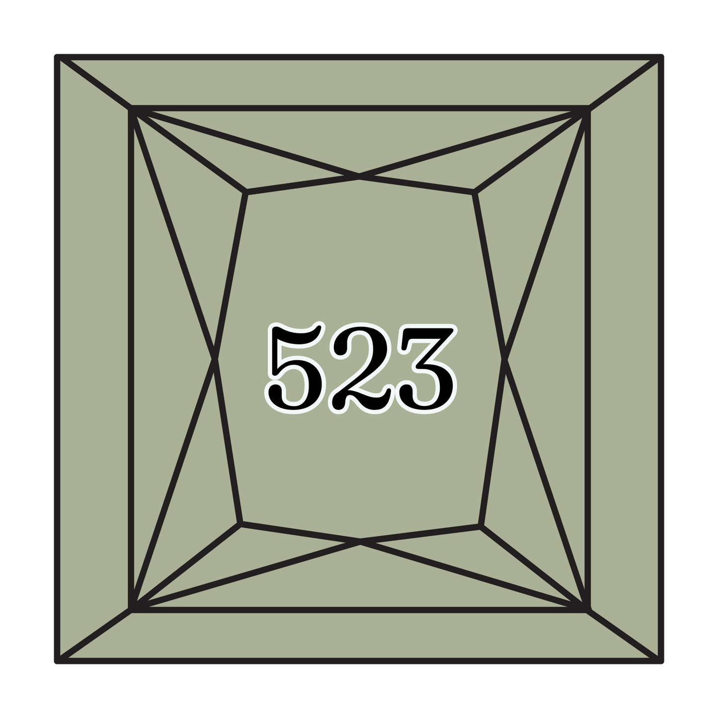 True North Diamond Art Square Diamond Drills 523 - Light Fern Green - Square Bulk Diamond Drills