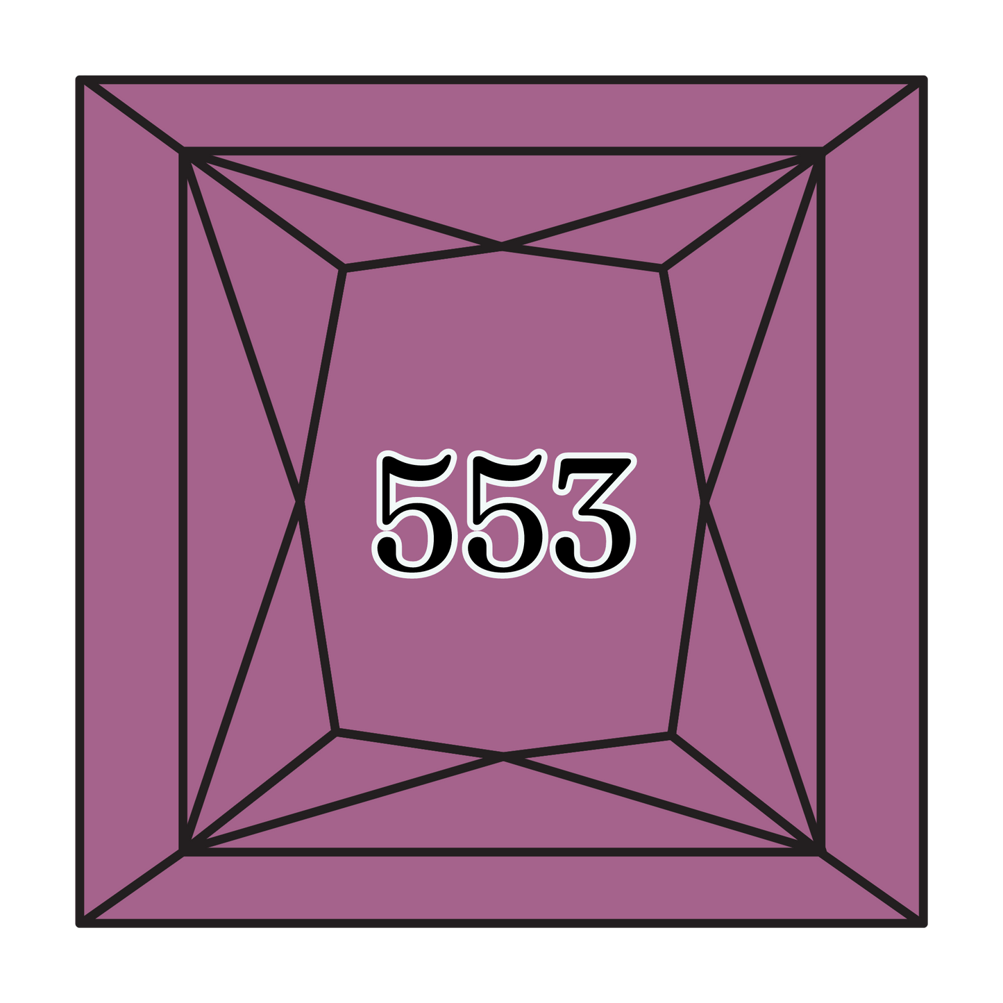 True North Diamond Art Square Diamond Drills 553 - Violet - Square Bulk Diamond Drills