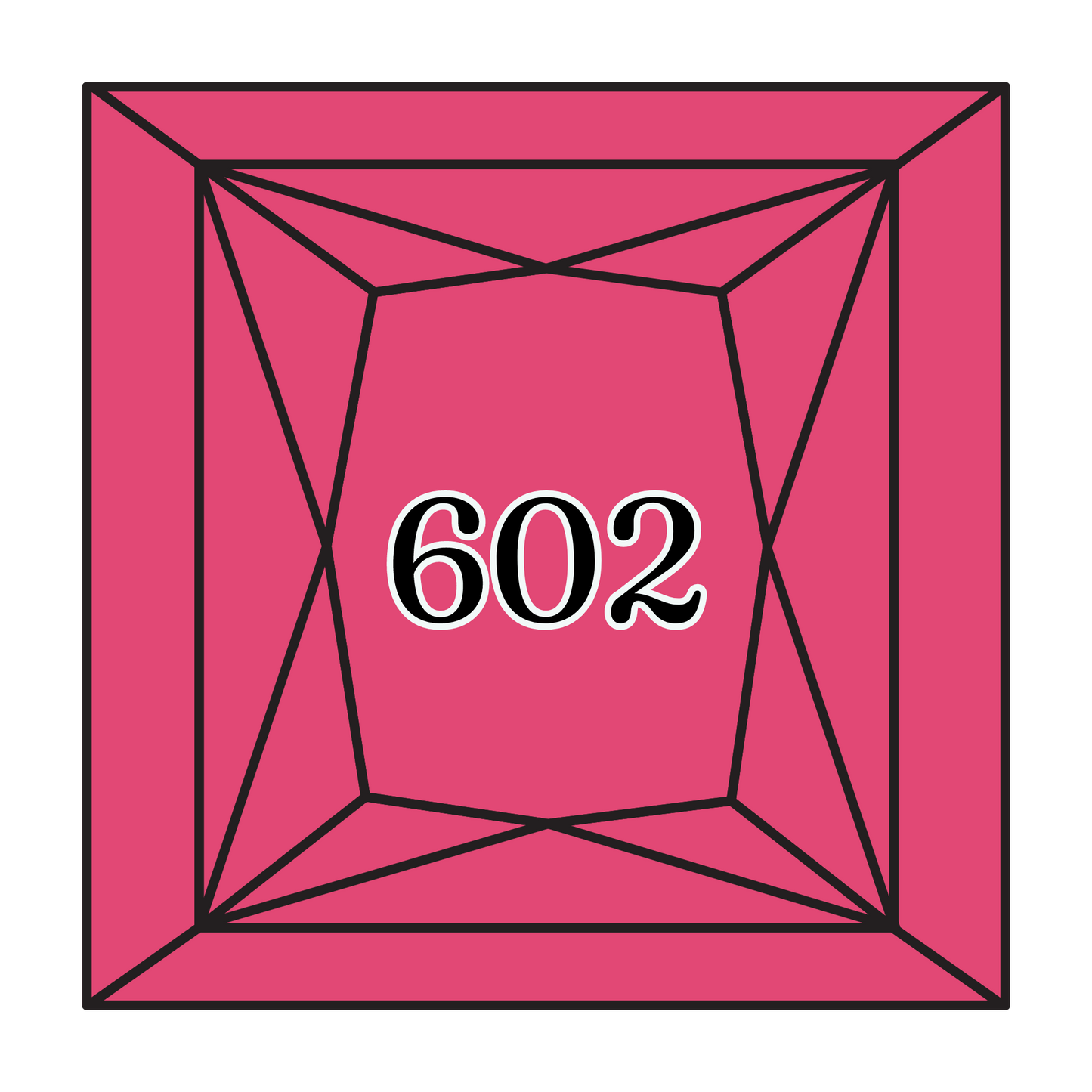 True North Diamond Art Square Diamond Drills 602 - Medium Cranberry - Square Bulk Diamond Drills