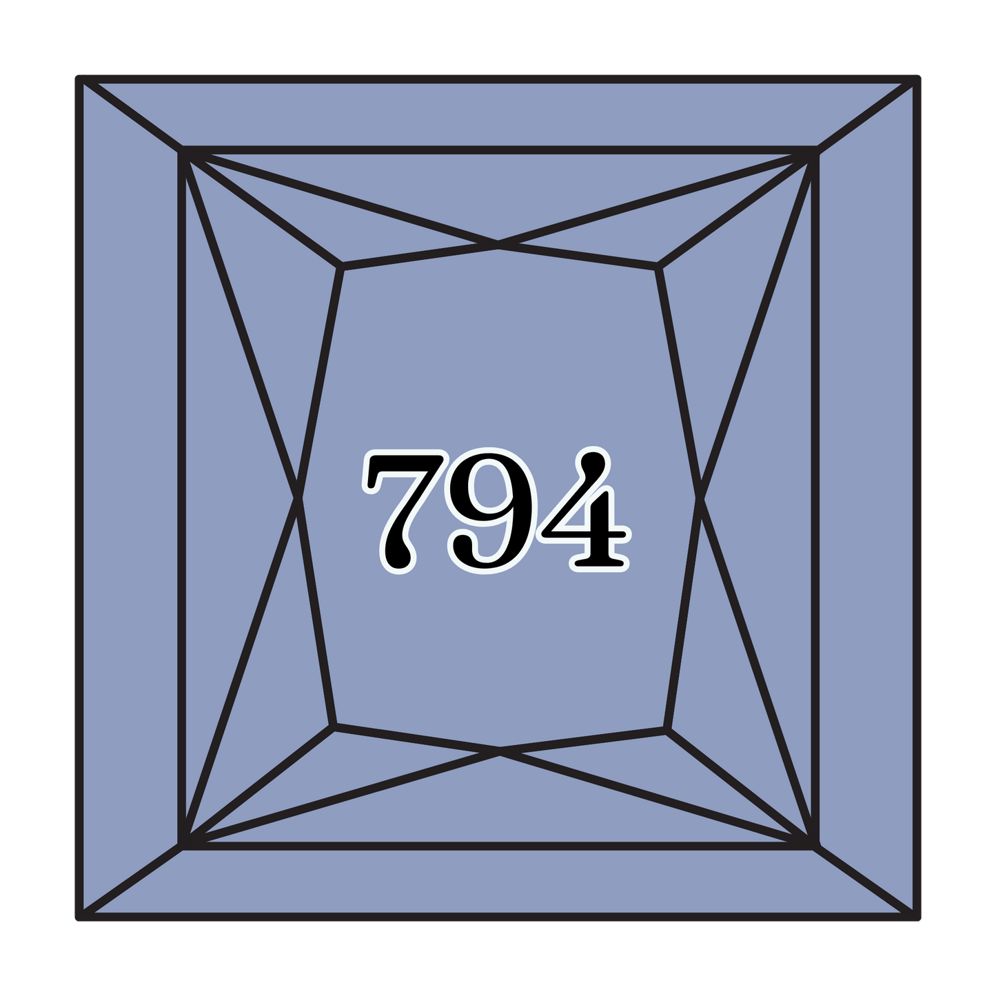 True North Diamond Art Square Diamond Drills 794 - Light Cornflower Blue - Square Bulk Diamond Drills