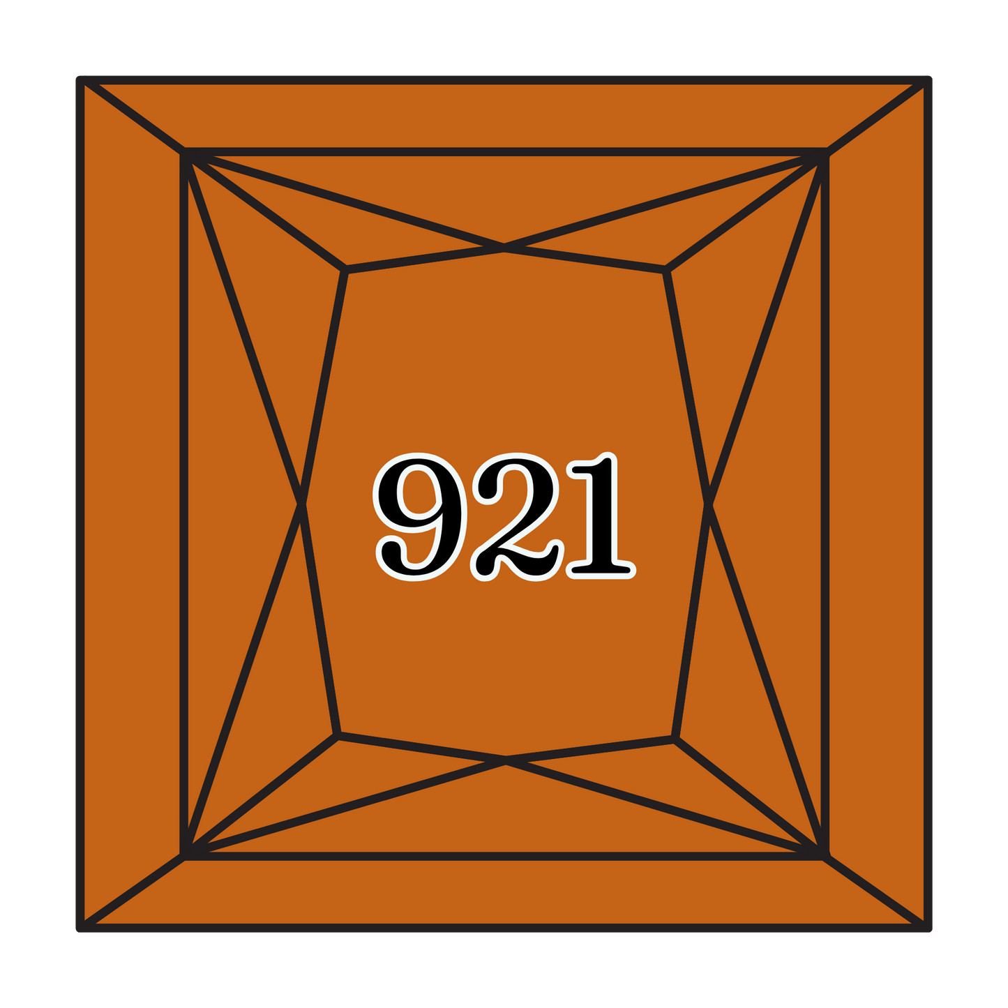 True North Diamond Art Square Diamond Drills 921 - Copper - Square Bulk Diamond Drills