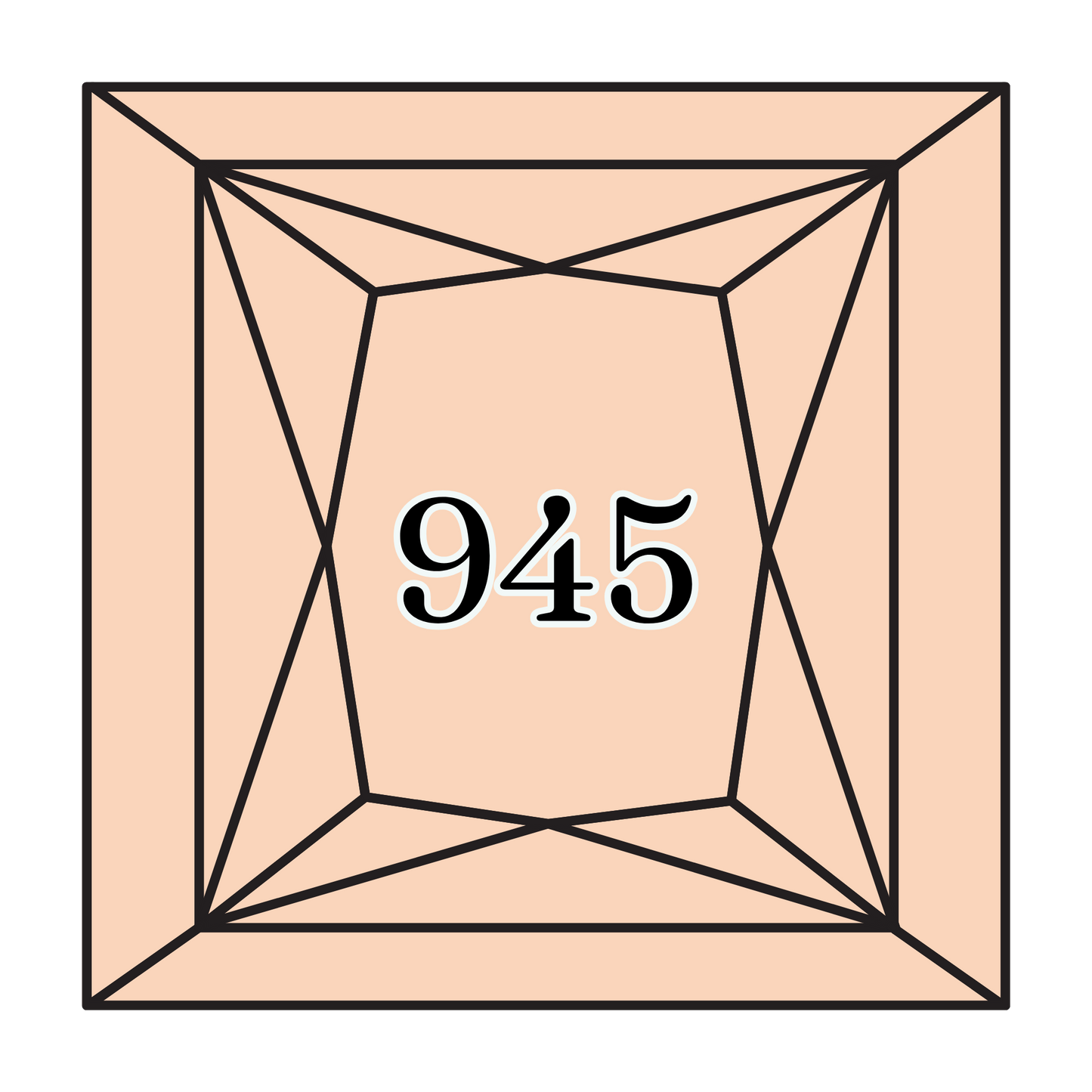 True North Diamond Art Square Diamond Drills 945 - Tawny - Square Bulk Diamond Drills