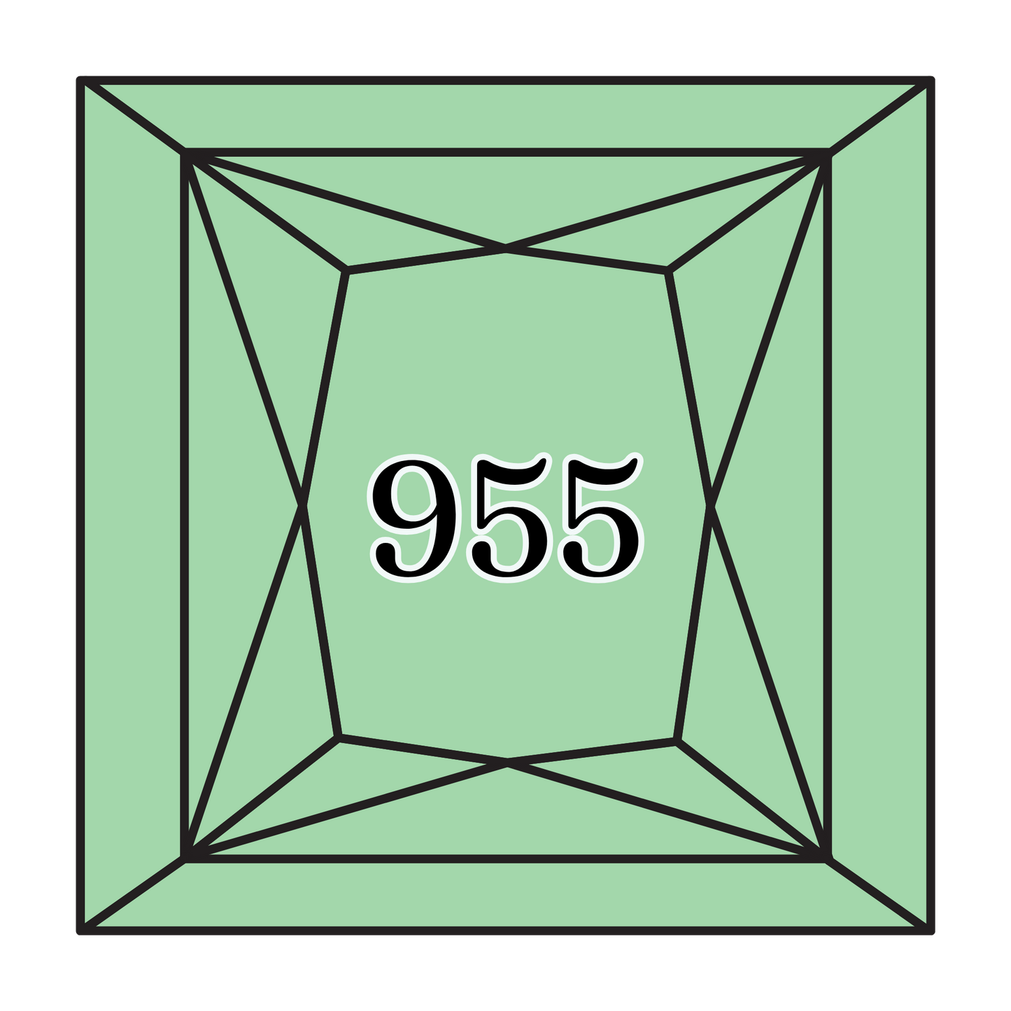 True North Diamond Art Square Diamond Drills 955 - Light Nile Green - Square Bulk Diamond Drills