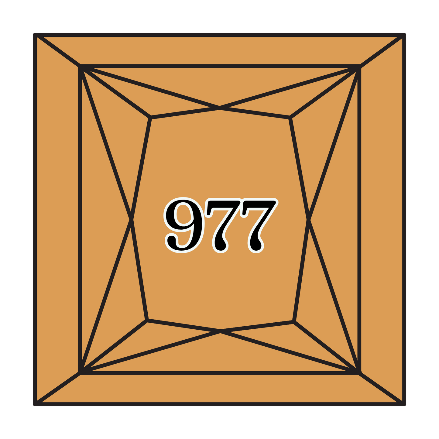 True North Diamond Art Square Diamond Drills 977 - Light Golden Brown - Square Bulk Diamond Drills