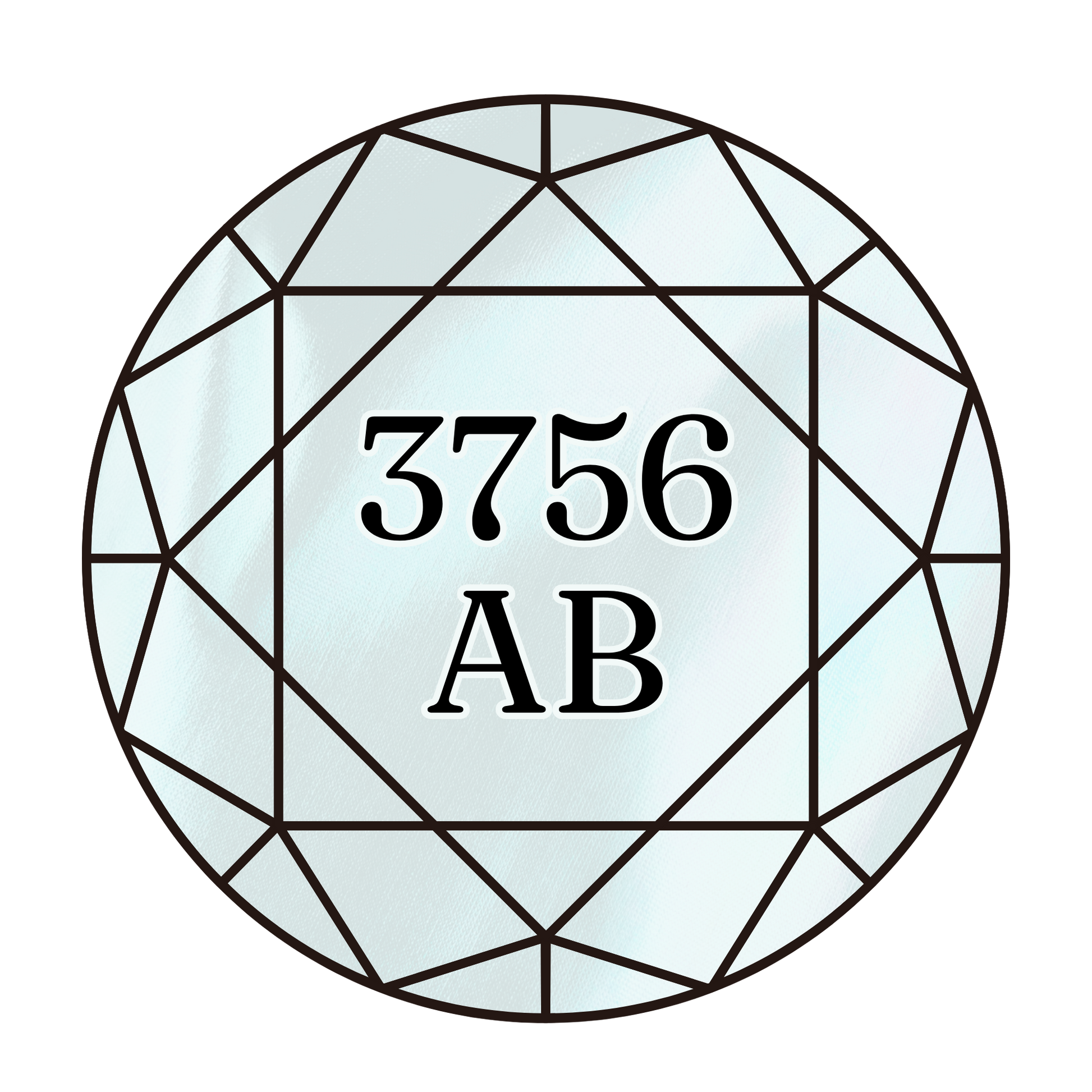 True North Diamond Art AB Round Diamond Drills 3756AB - Ultra Very Light Baby Blue - Round Bulk Diamond Drills