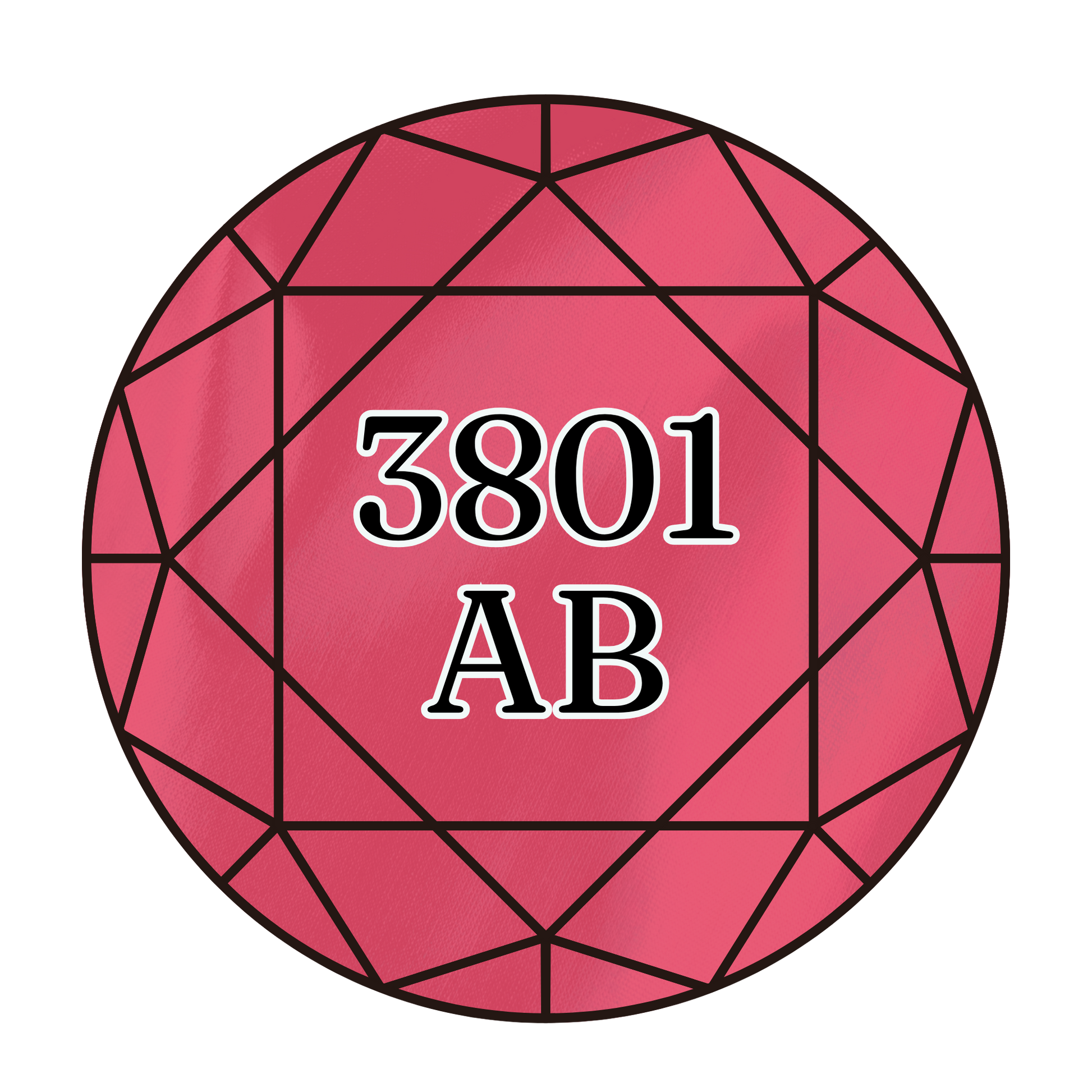 True North Diamond Art AB Round Diamond Drills 3801AB - Very Dark Melon - Round Bulk Diamond Drills