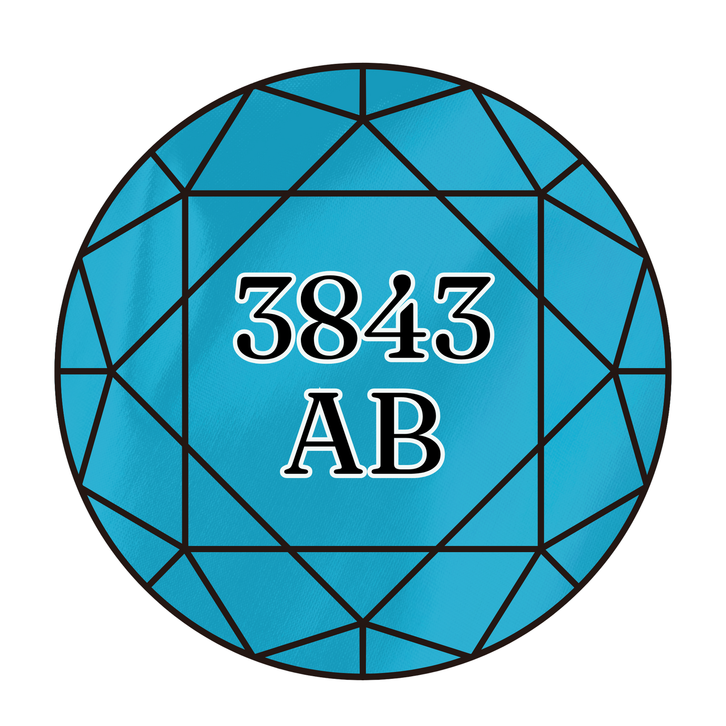 True North Diamond Art AB Round Diamond Drills 3843AB - Electric Blue - Round Bulk Diamond Drills