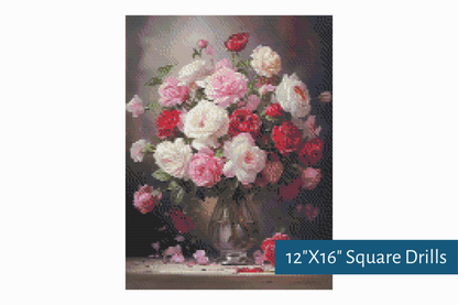 True North Diamond Art Diamond Painting Kits Bouquet of Love Diamond Painting Kit - Create Stunning Art, No Skill Required