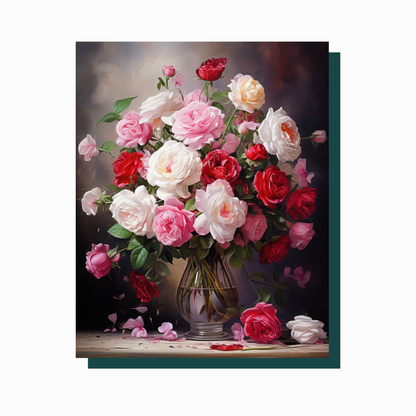 True North Diamond Art Diamond Painting Kits Bouquet of Love Diamond Painting Kit - Create Stunning Art, No Skill Required