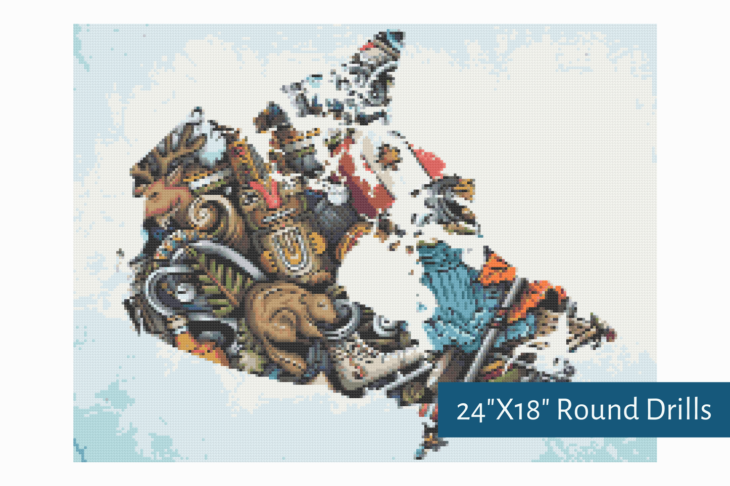 True North Diamond Art Diamond Painting Kits Canadiana Diamond Painting Kit - Create Stunning Art, No Skill Required