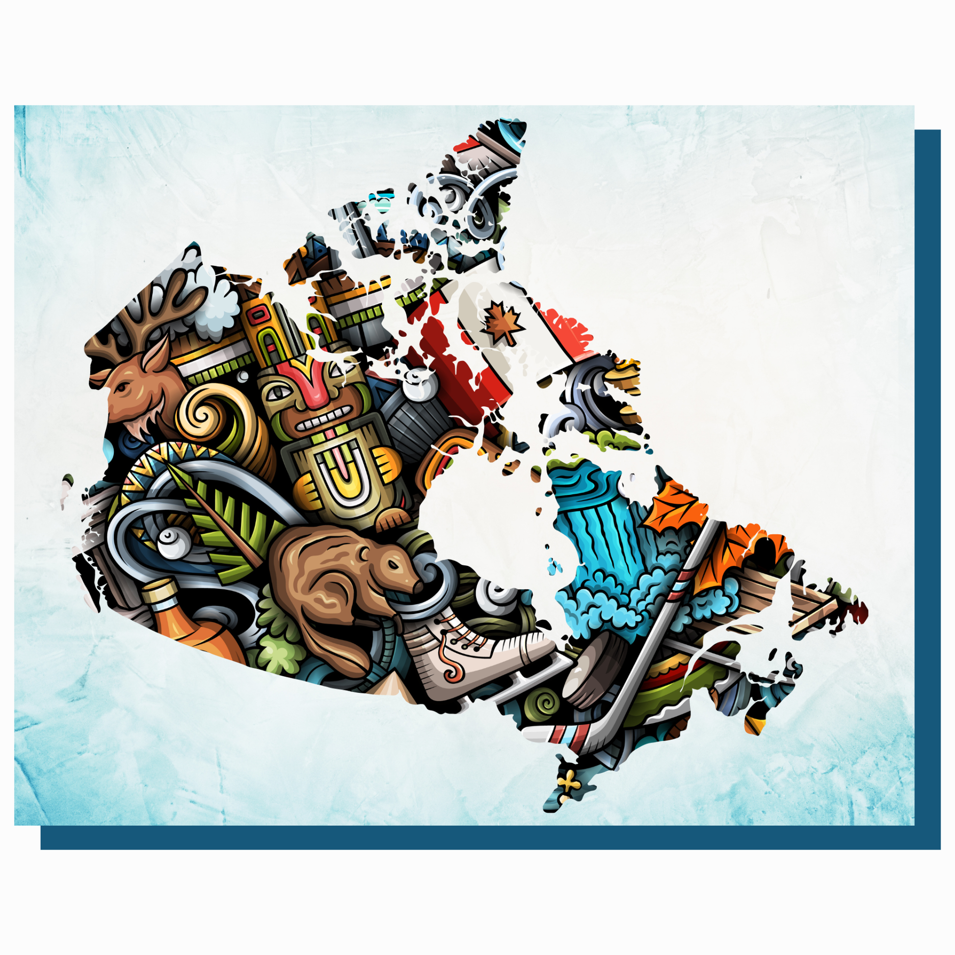 True North Diamond Art Diamond Painting Kits Canadiana Diamond Painting Kit - Create Stunning Art, No Skill Required