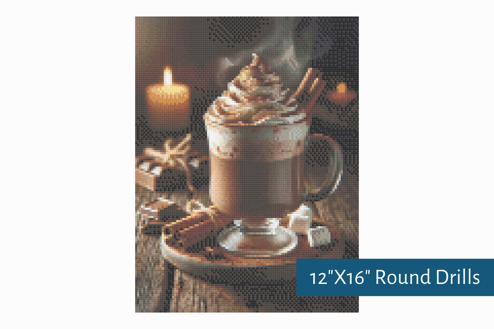 True North Diamond Art Diamond Painting Kits Cocoa Bliss Diamond Painting Kit - Create Stunning Art, No Skill Required