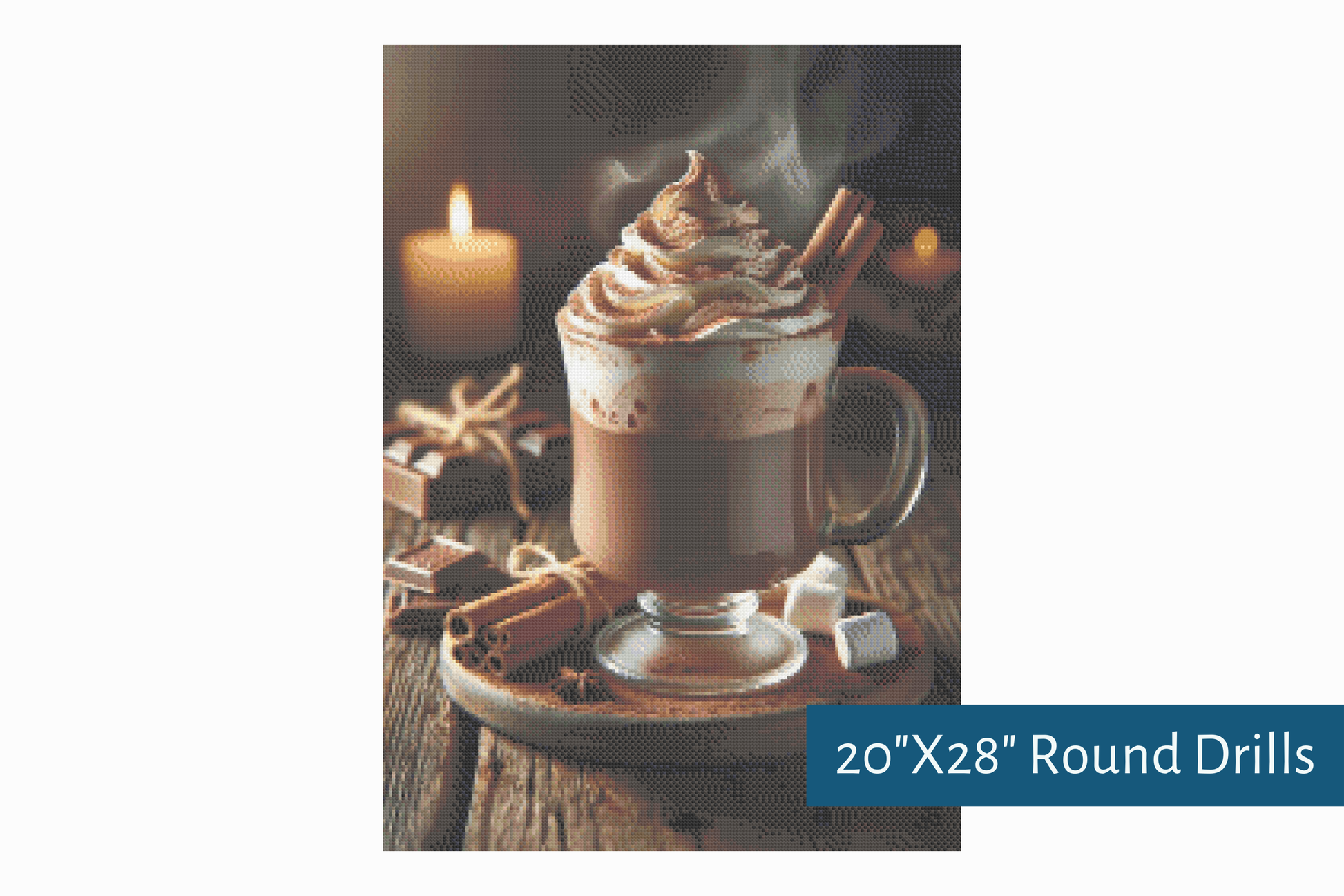 True North Diamond Art Diamond Painting Kits Cocoa Bliss Diamond Painting Kit - Create Stunning Art, No Skill Required