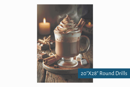 True North Diamond Art Diamond Painting Kits Cocoa Bliss Diamond Painting Kit - Create Stunning Art, No Skill Required