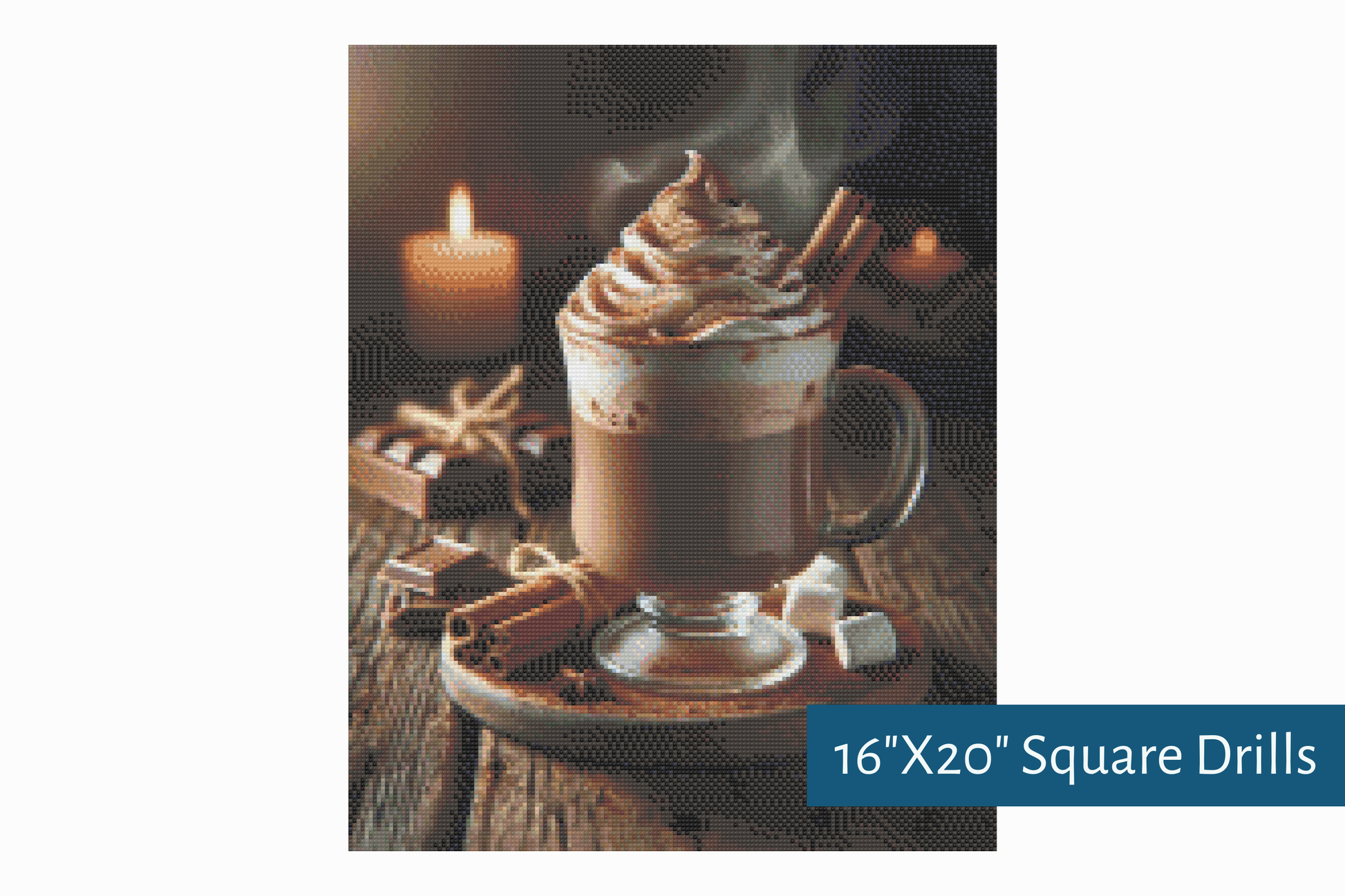 True North Diamond Art Diamond Painting Kits Cocoa Bliss Diamond Painting Kit - Create Stunning Art, No Skill Required