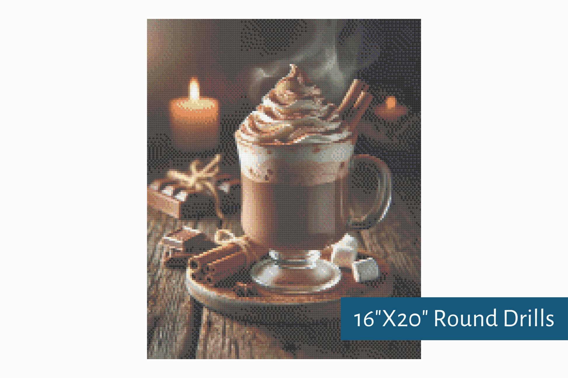 True North Diamond Art Diamond Painting Kits Cocoa Bliss Diamond Painting Kit - Create Stunning Art, No Skill Required