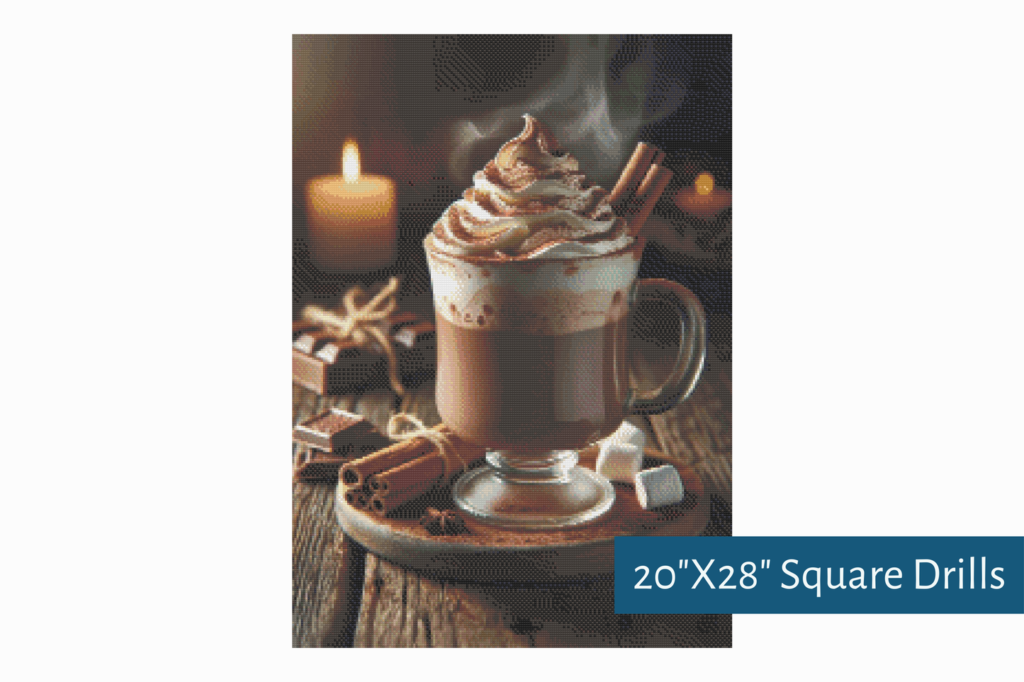 True North Diamond Art Diamond Painting Kits Cocoa Bliss Diamond Painting Kit - Create Stunning Art, No Skill Required