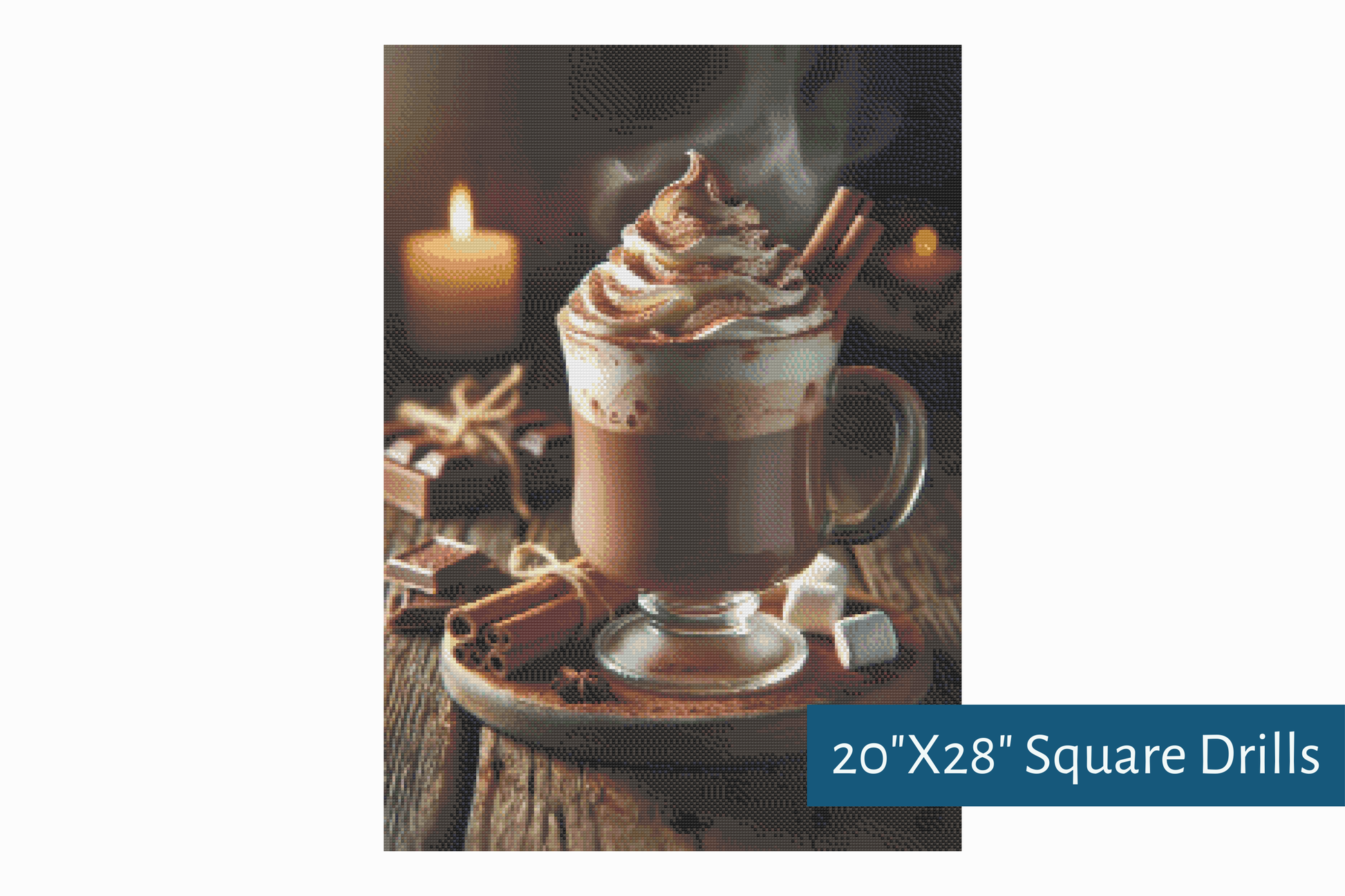 True North Diamond Art Diamond Painting Kits Cocoa Bliss Diamond Painting Kit - Create Stunning Art, No Skill Required