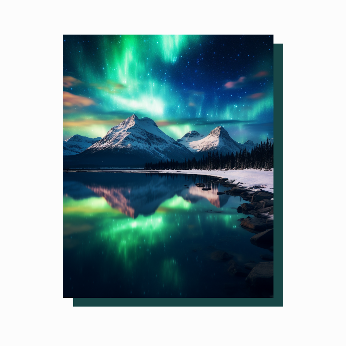 True North Diamond Art Diamond Painting Kits Curtain of Light Diamond Painting Kit - Create Stunning Art, No Skill Required
