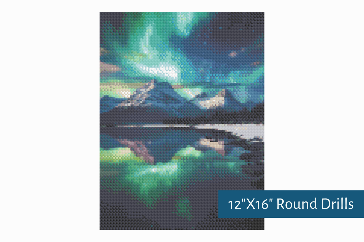 True North Diamond Art Diamond Painting Kits Curtain of Light Diamond Painting Kit - Create Stunning Art, No Skill Required