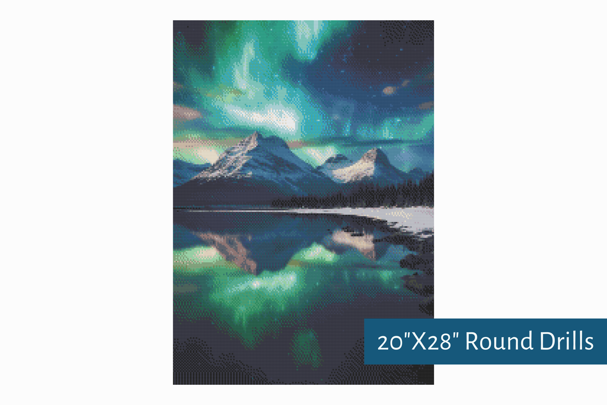 True North Diamond Art Diamond Painting Kits Curtain of Light Diamond Painting Kit - Create Stunning Art, No Skill Required