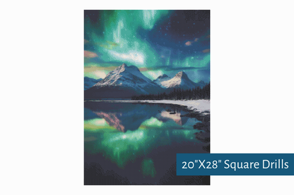 True North Diamond Art Diamond Painting Kits Curtain of Light Diamond Painting Kit - Create Stunning Art, No Skill Required