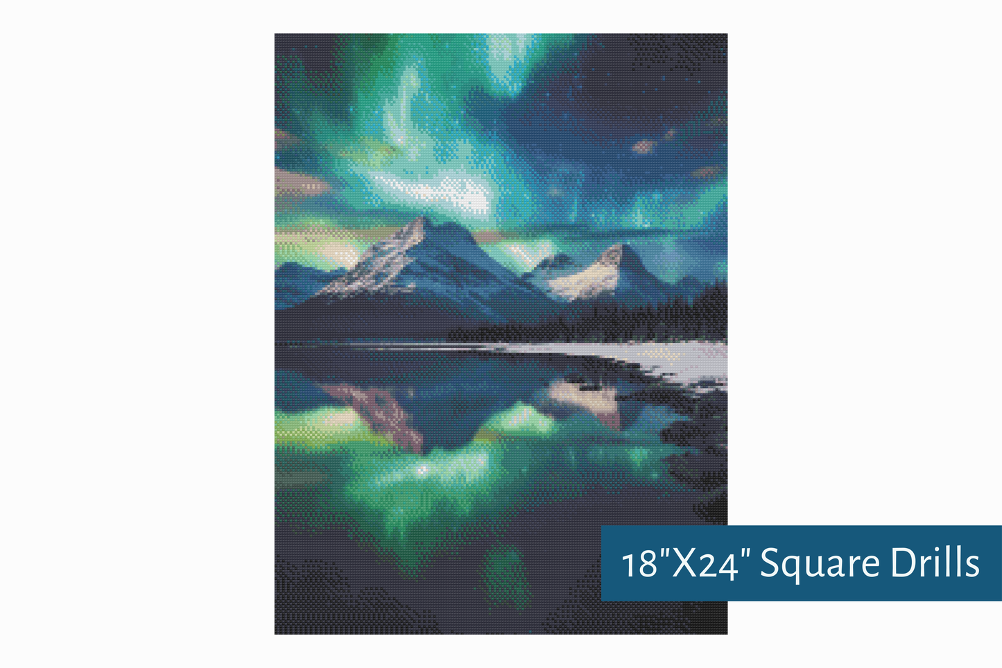 True North Diamond Art Diamond Painting Kits Curtain of Light Diamond Painting Kit - Create Stunning Art, No Skill Required