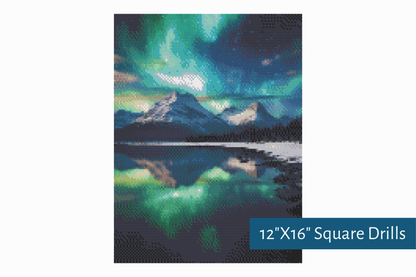 True North Diamond Art Diamond Painting Kits Curtain of Light Diamond Painting Kit - Create Stunning Art, No Skill Required