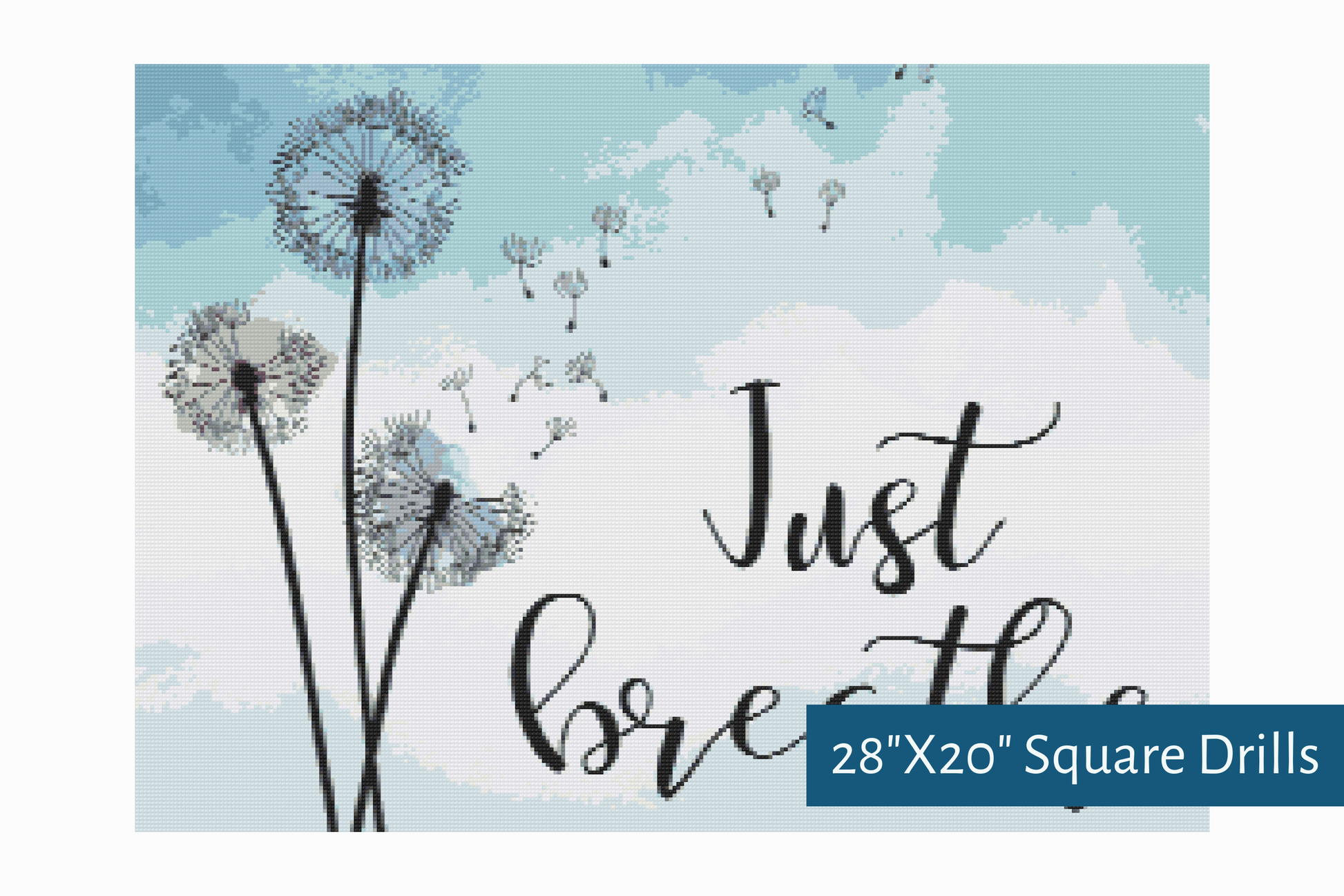 True North Diamond Art Diamond Painting Kits Dandelion Zen Diamond Painting Kit - Create Stunning Art, No Skill Required