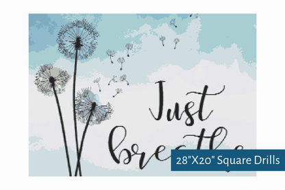 True North Diamond Art Diamond Painting Kits Dandelion Zen Diamond Painting Kit - Create Stunning Art, No Skill Required