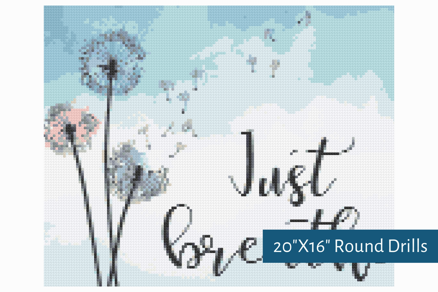 True North Diamond Art Diamond Painting Kits Dandelion Zen Diamond Painting Kit - Create Stunning Art, No Skill Required