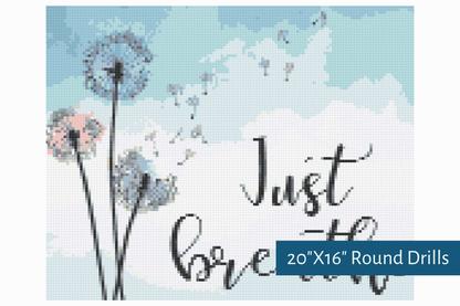 True North Diamond Art Diamond Painting Kits Dandelion Zen Diamond Painting Kit - Create Stunning Art, No Skill Required