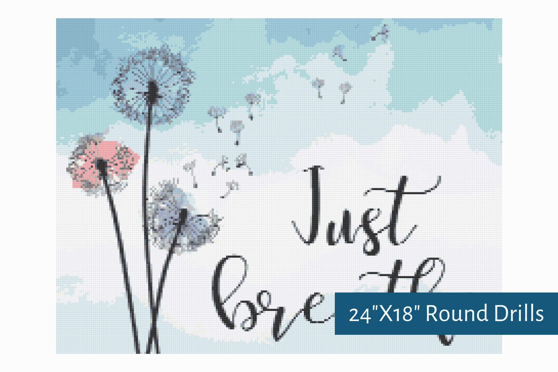 True North Diamond Art Diamond Painting Kits Dandelion Zen Diamond Painting Kit - Create Stunning Art, No Skill Required